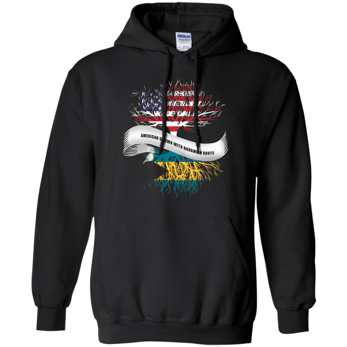 American Grown with Bahamian Roots T-Shirt Bahamas Tee