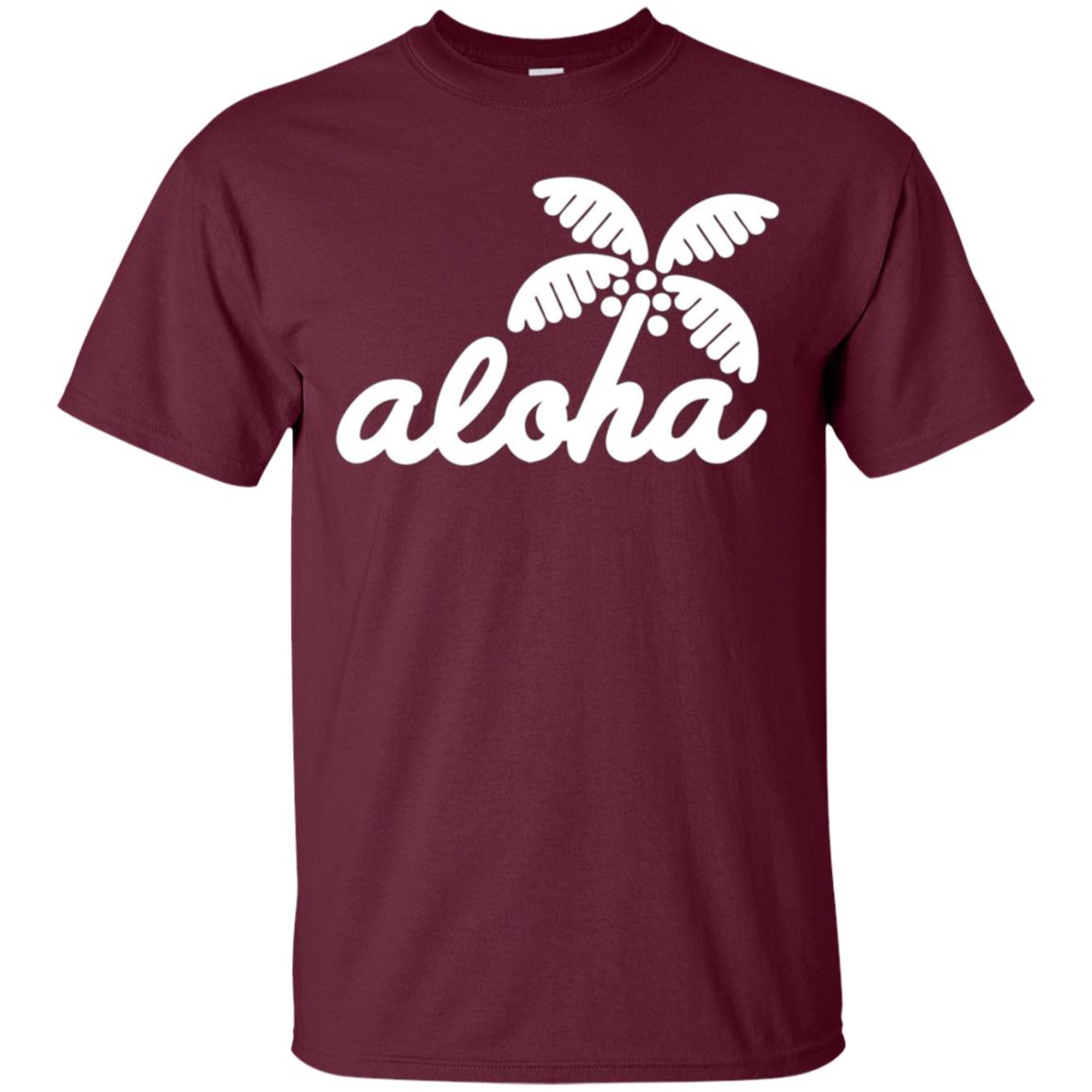 Aloha Palm Tree Simple Long Sleeve T-shirt
