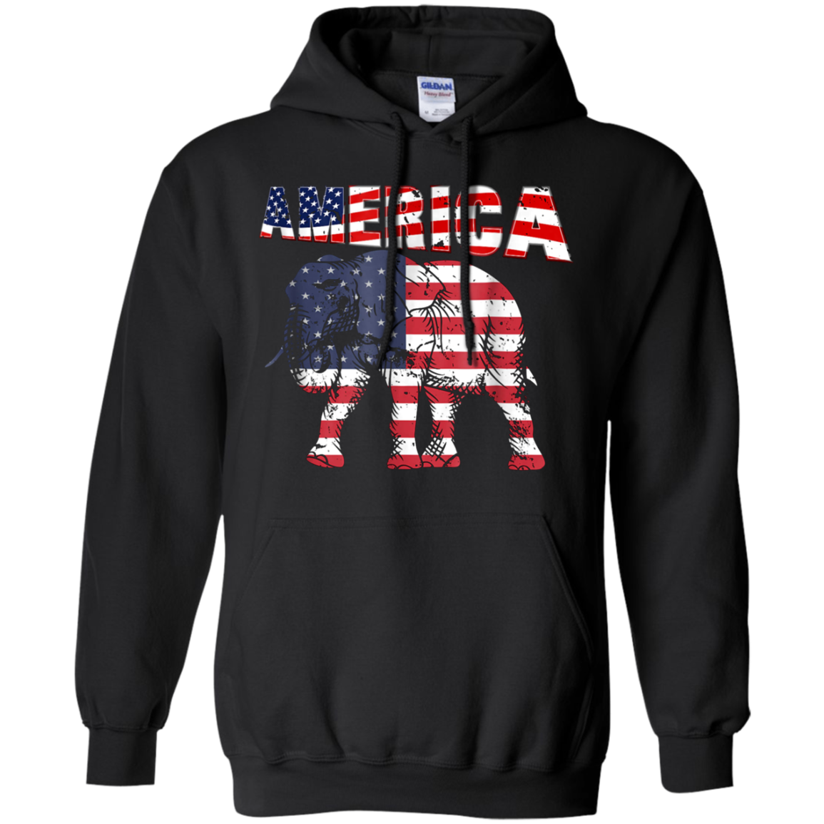 AMERICA Elephant Graphic T-Shirt Perfect Gift Women Men Kids
