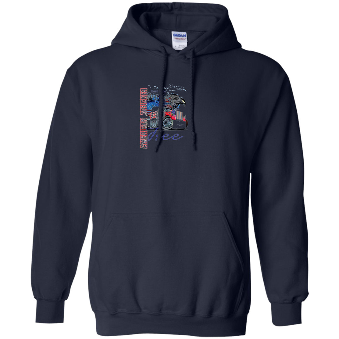 American TruckerT Shirt Truck Driver Patriotic TShirt