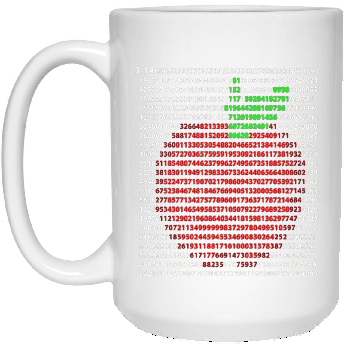 Apple Pi Day Shirt 3.14 First 1,000 Digits | FUNNY PI SHIRT