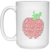 Image of Apple Pi Day Shirt 3.14 First 1,000 Digits | FUNNY PI SHIRT