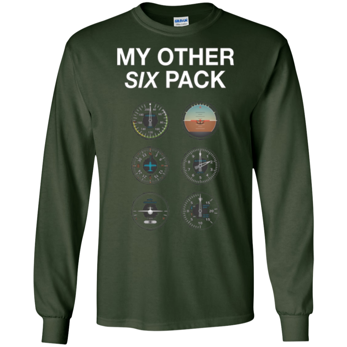 My Other Six Pack Funny Pilot T-Shirt