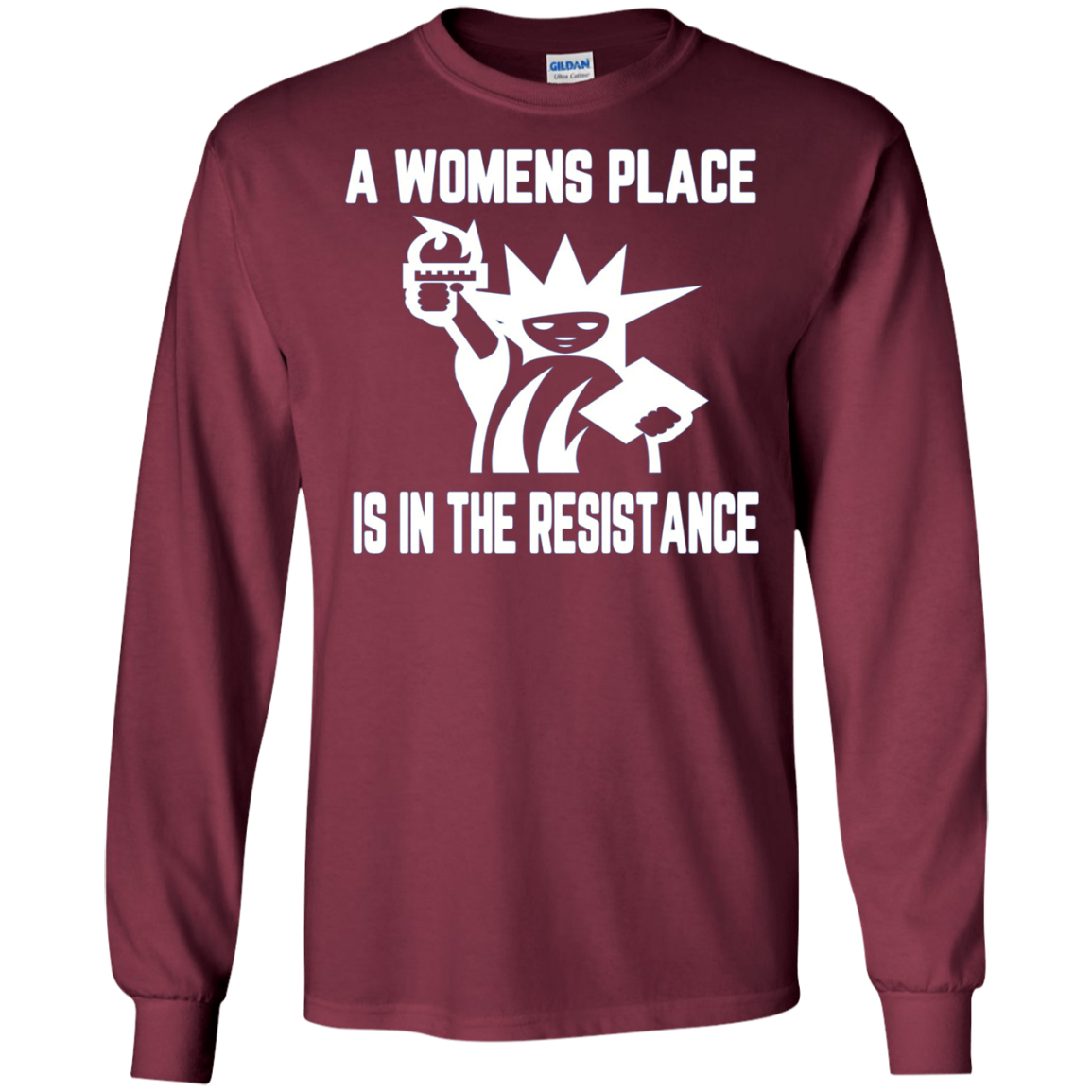 A womens place is in the resistance long sleeve