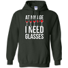 Image of À Mon Âge, J'Ai Besoin De Verres À Vin-T-Shirt Drôle De Fête Du Vin