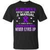 Image of ALZHEIMER'S comes with a grandson who never gives up t shirt