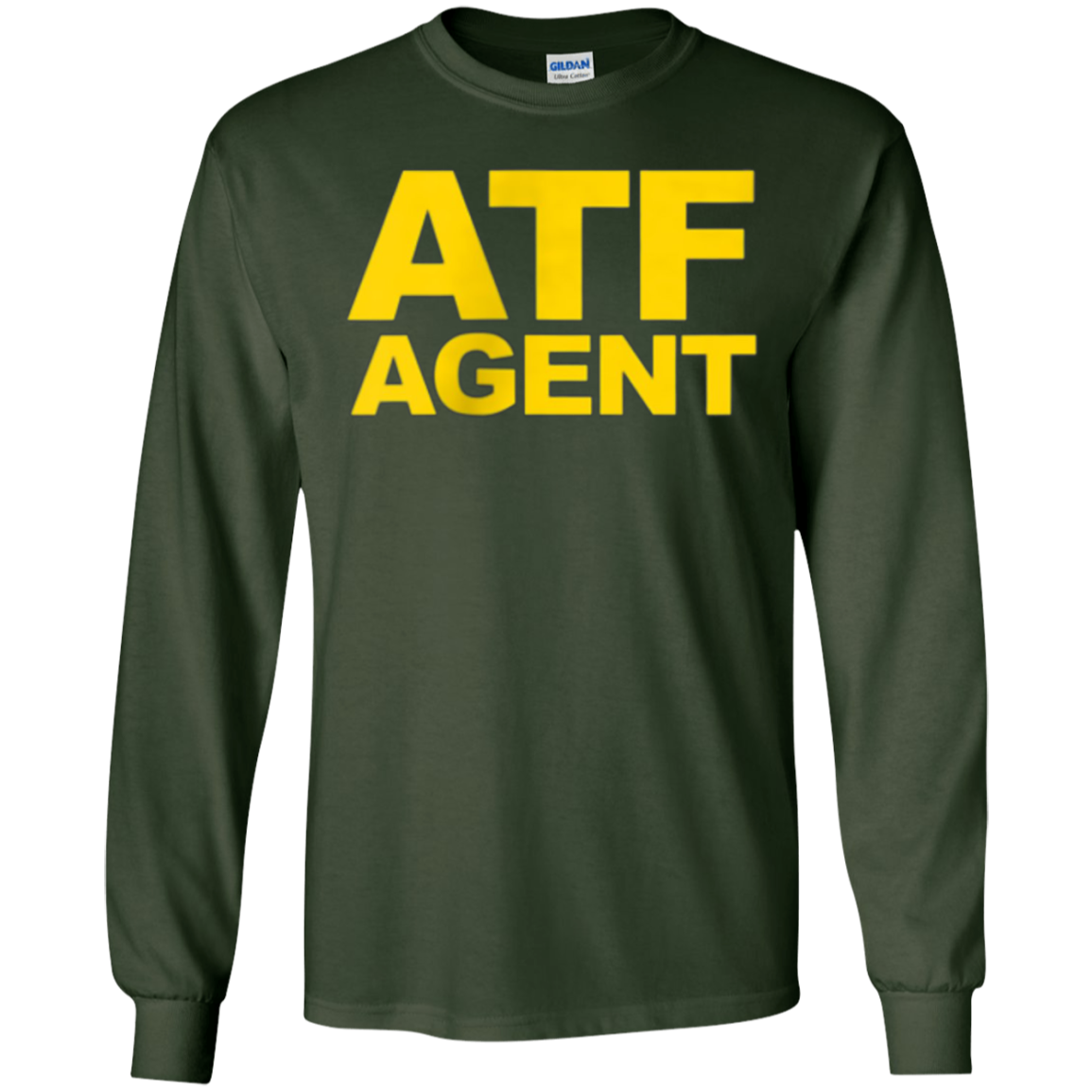 ATF Agent Shirt Navy Blue Front Back ATF Law Cosplay