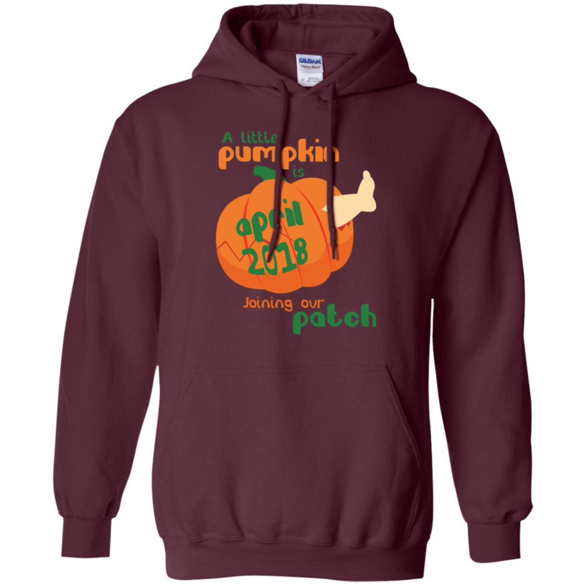 April 2018 Little Pumpkin Pregnancy Announcement Shirt Gift