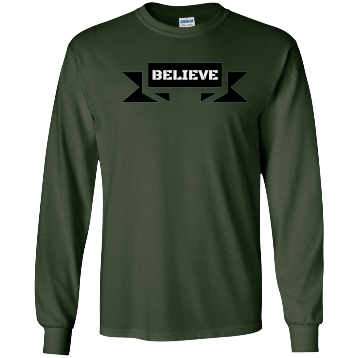 "Believe" Faith Commitment Motivational Drive T-Shirt