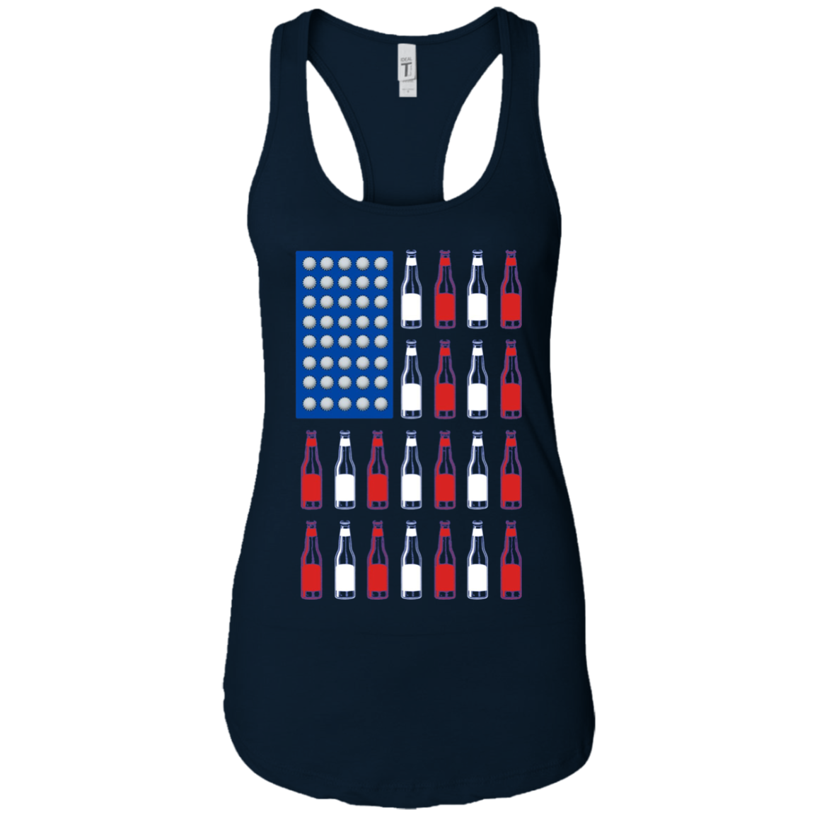 American Beer Pong Flag 4th of July Drinking Long Sleeve