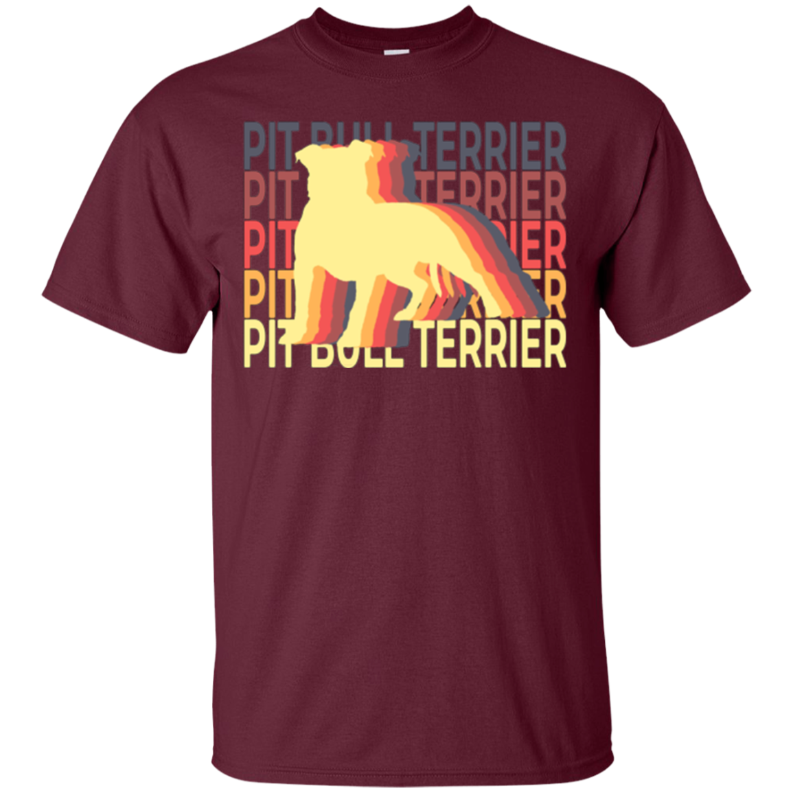American Pit Bull Terrier T Shirt Vintage Repeat