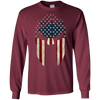 Image of American Spartan Old Glory Molon Labe USA Flag T-Shirt