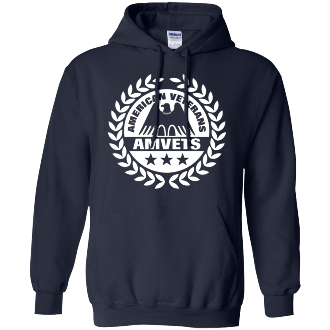 American Veterans AMVETS T-Shirt. Veterans Day Patriotic Tee