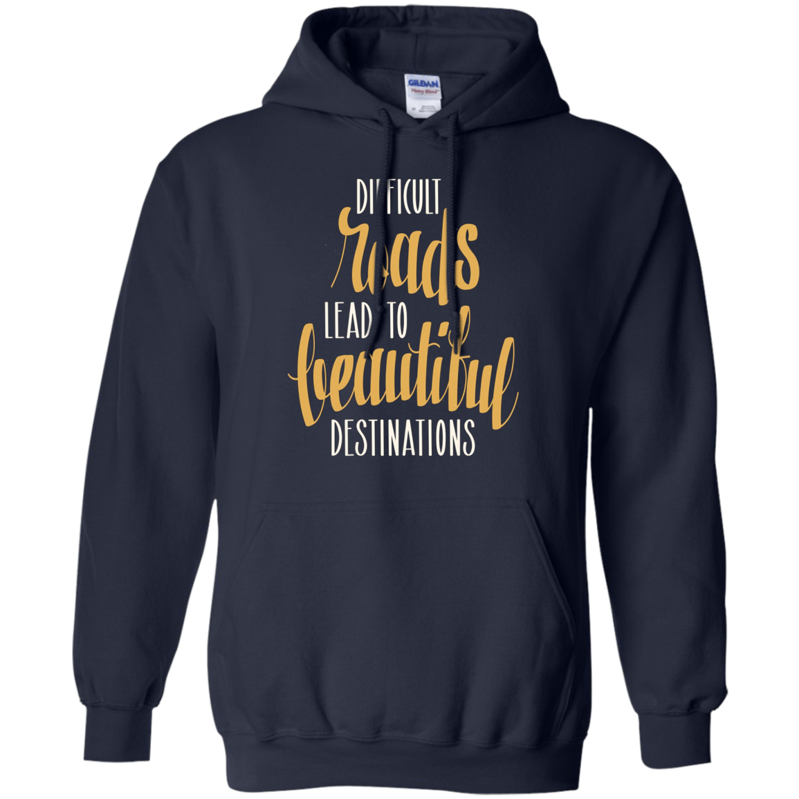 Adventure Hiking Trekking Quote Beautiful Roads T_Shirt