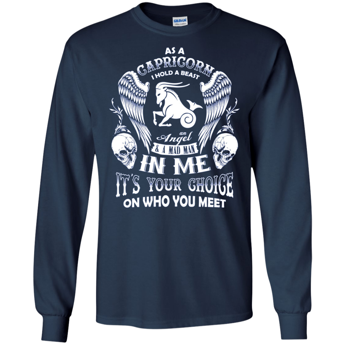 As A Capricorn I Hold A Beast And An Angel In Me Shirt