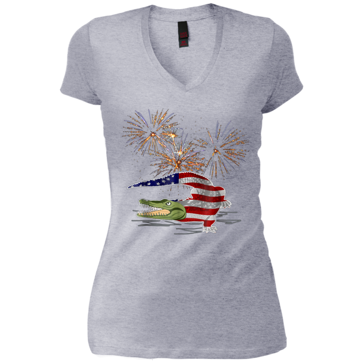 Alligator Firework 4th Of July Shirt Independence Day