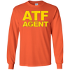 Image of ATF Agent Shirt Navy Blue Front Back ATF Law Cosplay