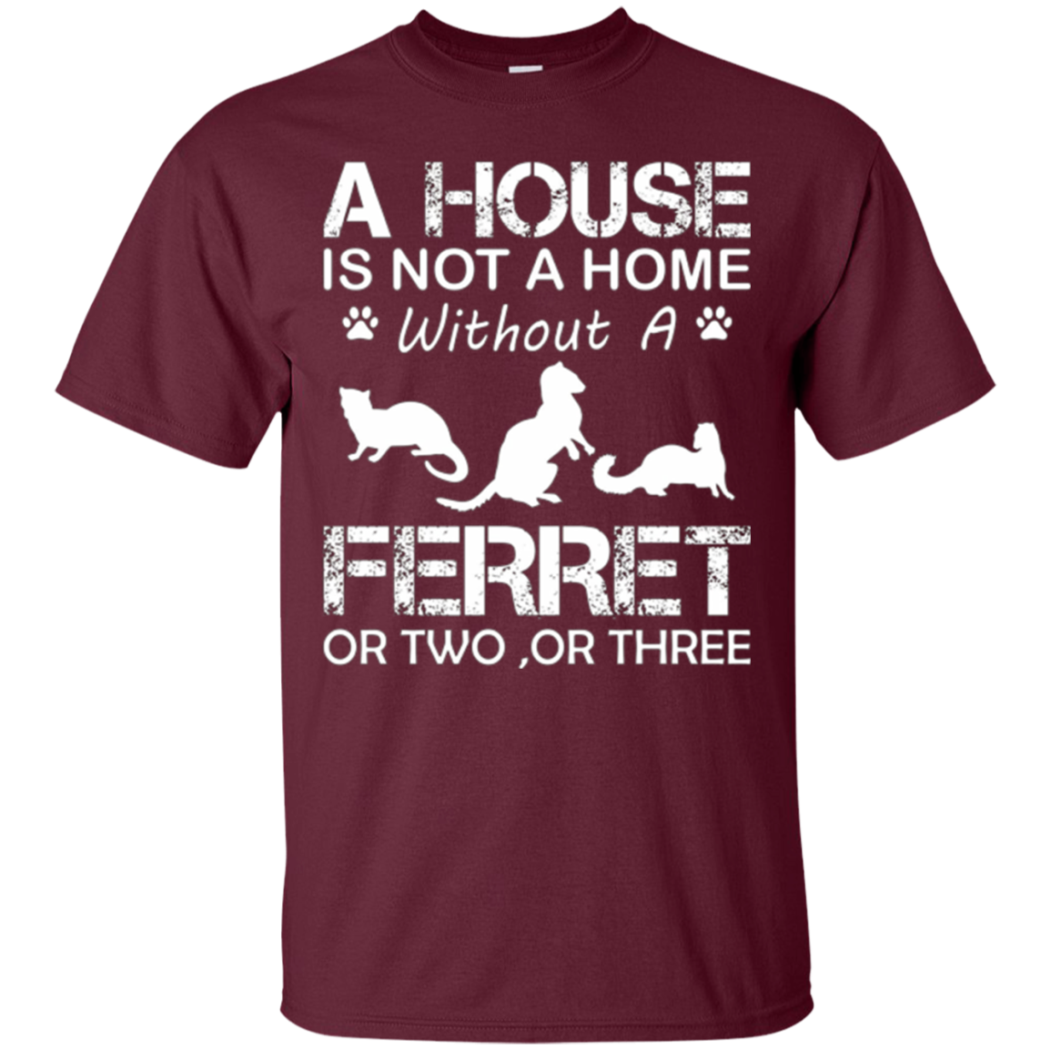 A House Is Not A Home Without A Ferret T-shirt