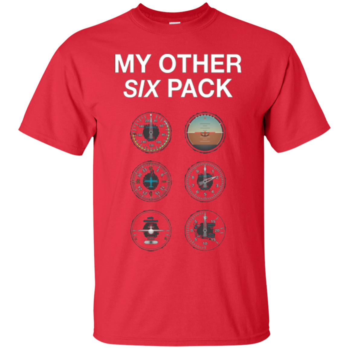 My Other Six Pack Funny Pilot T-Shirt