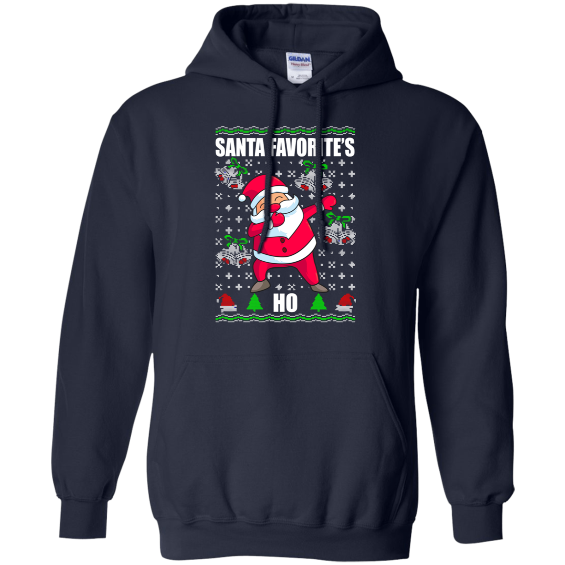 Santa Favorite's Ho Dabbing Santa X-ma T-Shirt