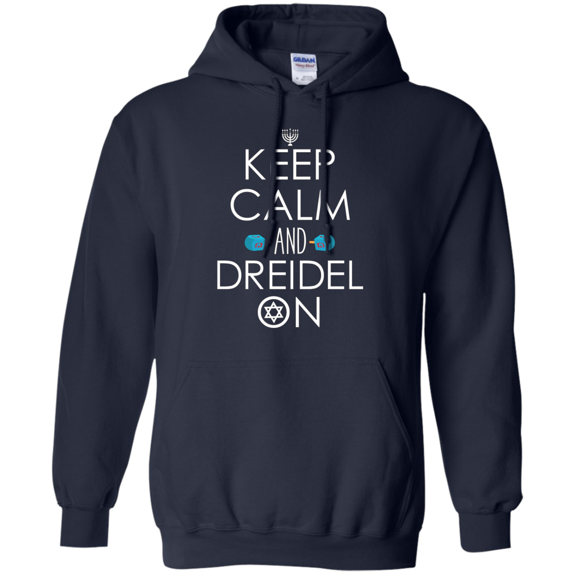 Funny Hanukkah Gift Ideas - Keep Calm and Dreidel On T-Shirt