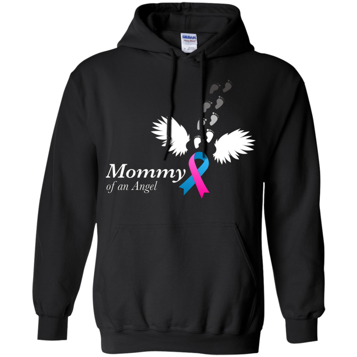 Angel Mommy T-Shirt. Miscarriage Awareness Infant Loss Tee