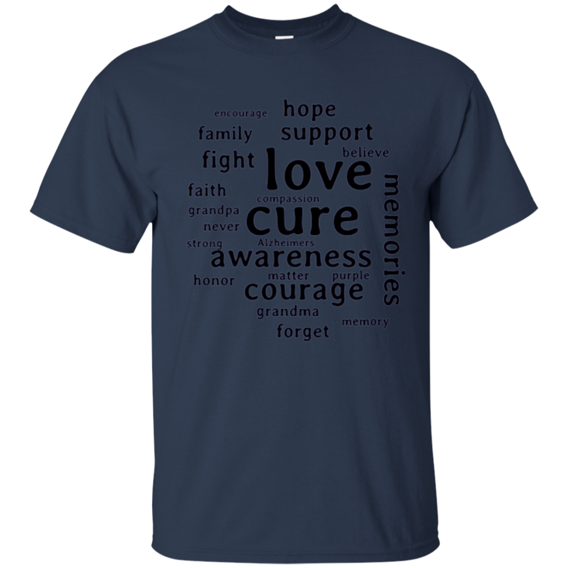Alzheimer Support Shirt Awareness Month Purple
