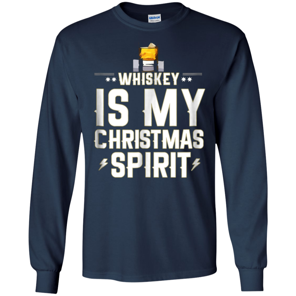 Christmas Spirit shirt Whiskey Is My Christmas Spirit
