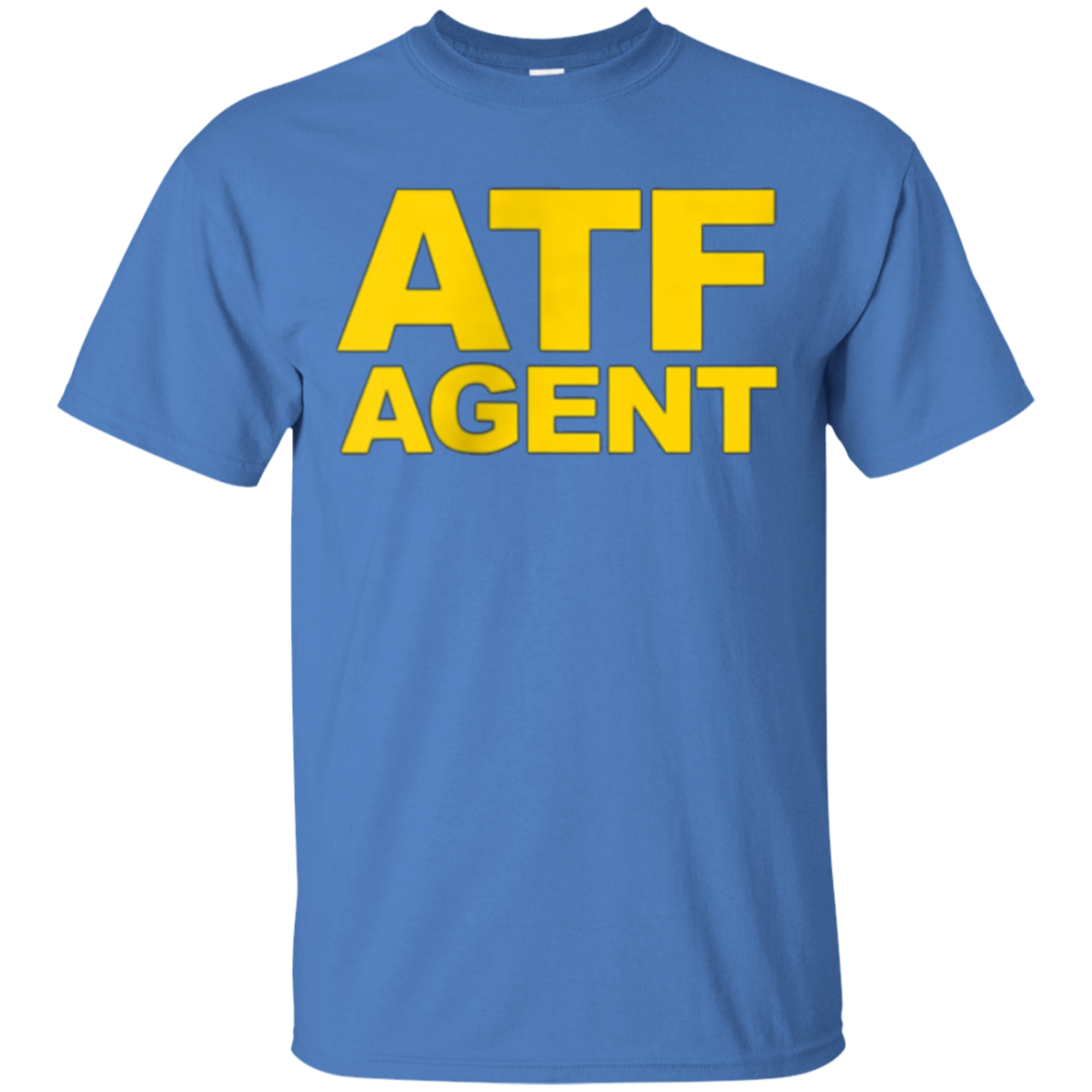 ATF Agent Shirt Navy Blue Front Back ATF Law Cosplay