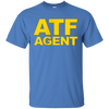 Image of ATF Agent Shirt Navy Blue Front Back ATF Law Cosplay