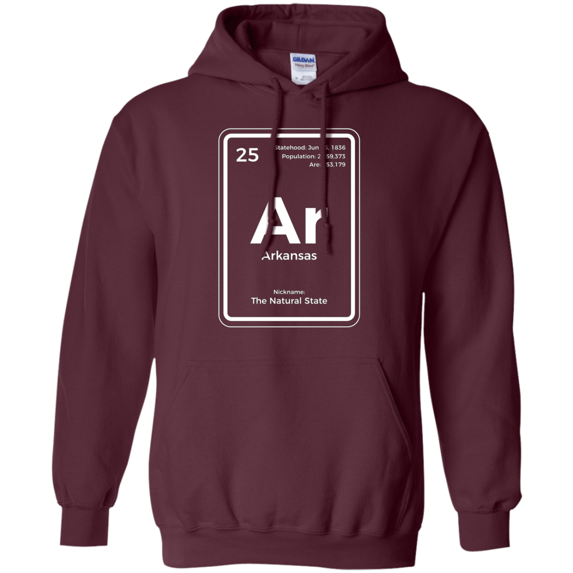 Arkansas T Shirt Periodic Table The Natural State