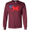 Image of 4th of July Tshirt - Funny Yorkshire Terrier American Flag