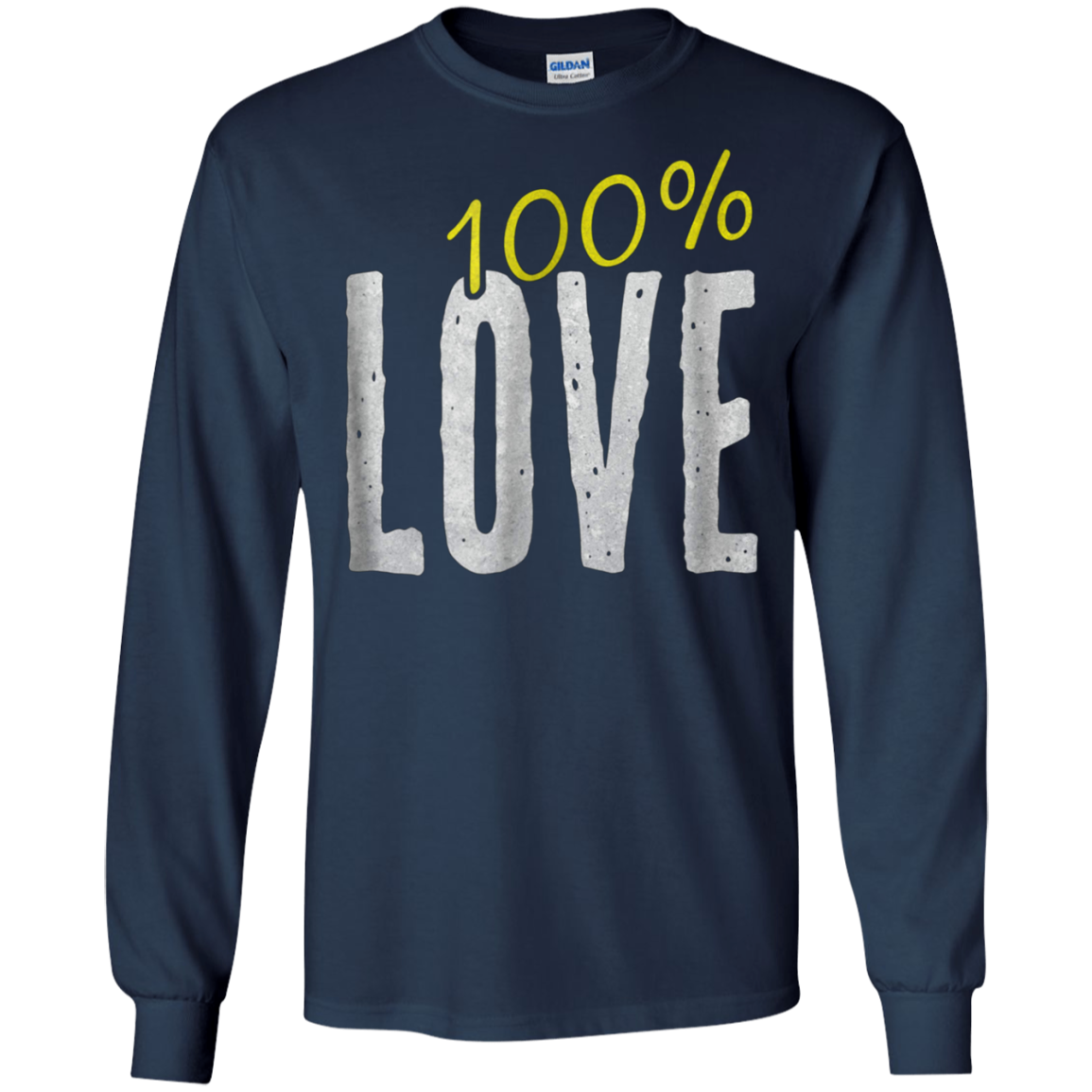 100% Love Lovely Design Fun Shirt