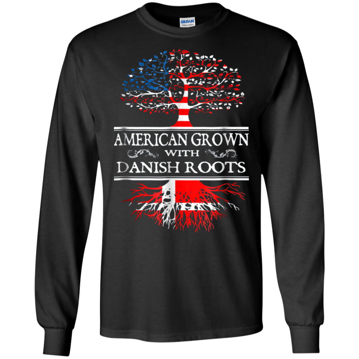 American Grown With Danish Roots T Shirt