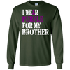 Image of Alzheimer's Awareness T-shirt I Wear Purple For My Brother