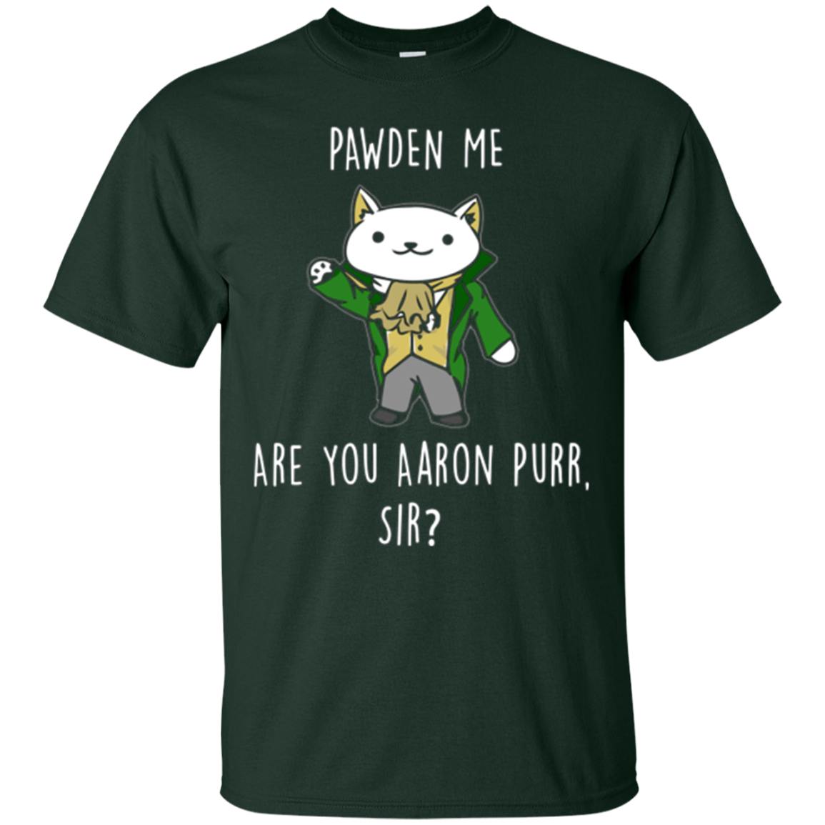 Un joli t - shirt de Hamilton pour les chats.