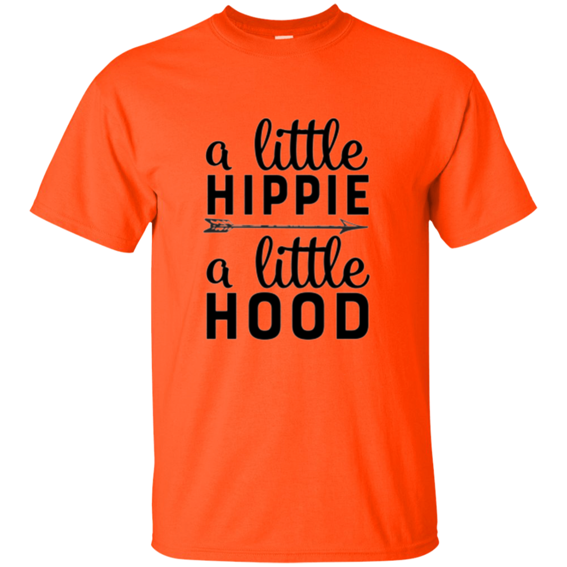 A Little Hippie A Little Hood Funny Gym Workout Long Sleeve