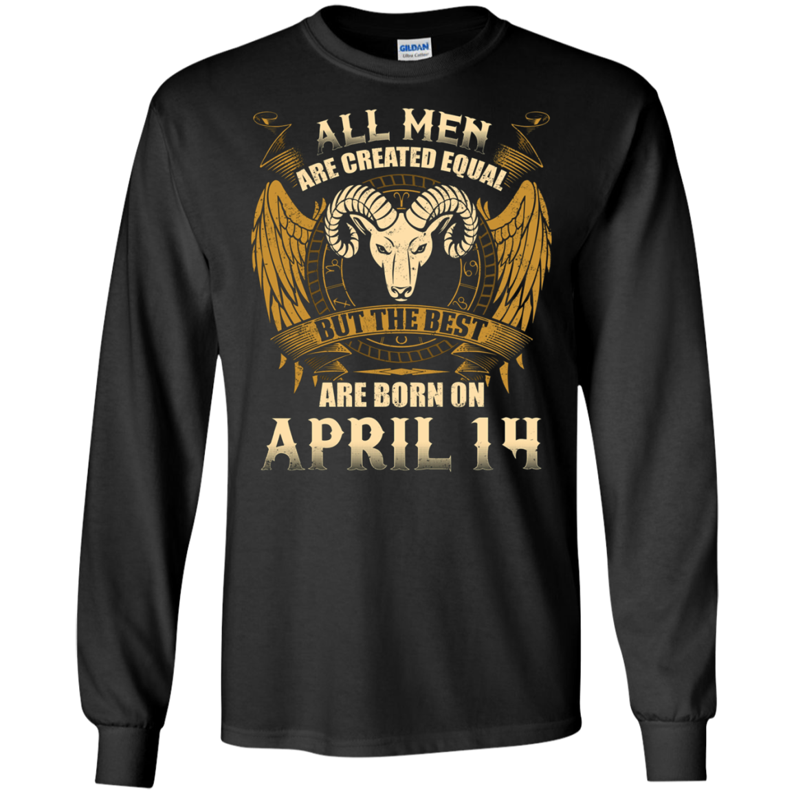 All Men Are Created Equal The Best Are Born April 14th Tee