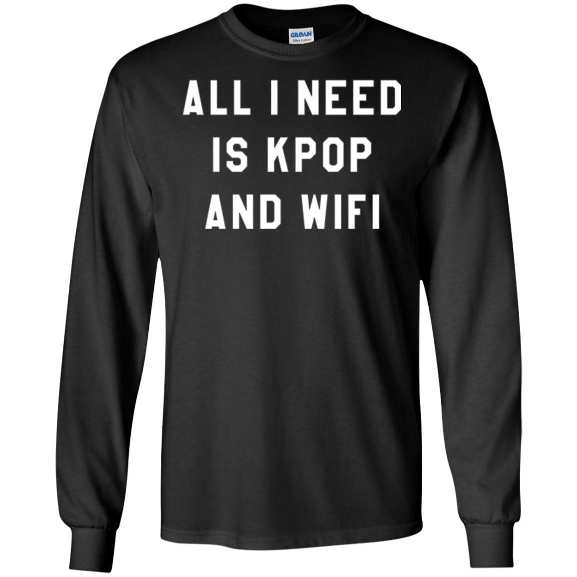 Tout ce dont j’ai besoin est Kpop et Wifi coréen K-Pop Fan Tshirt