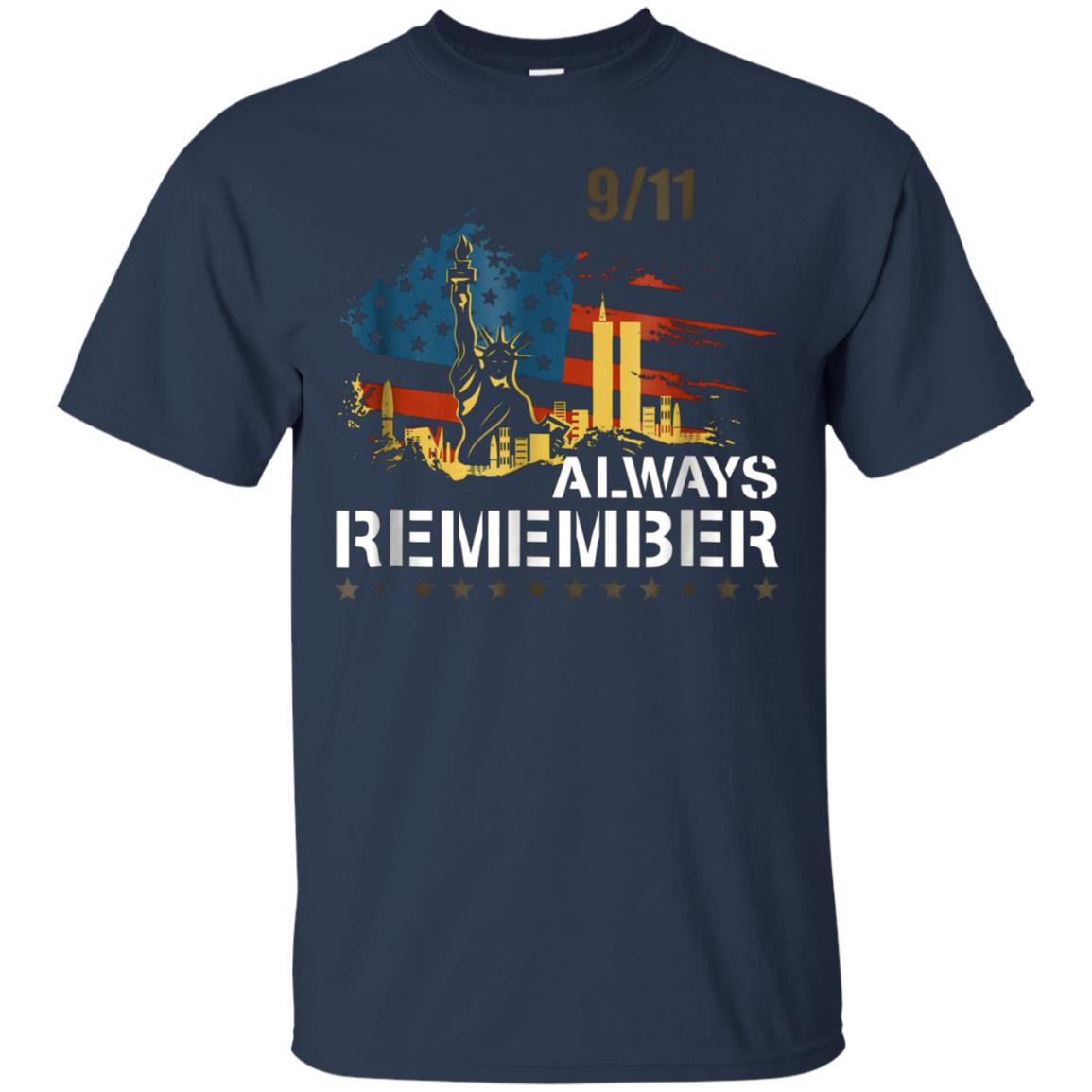 Always Remember 9/11 Patriot Day Memorial Tshirt