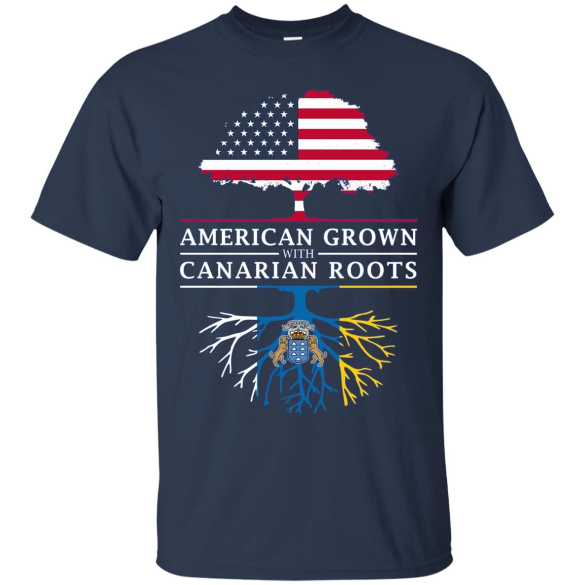 American Grown with Canarian Roots - Canary Islands Shirt