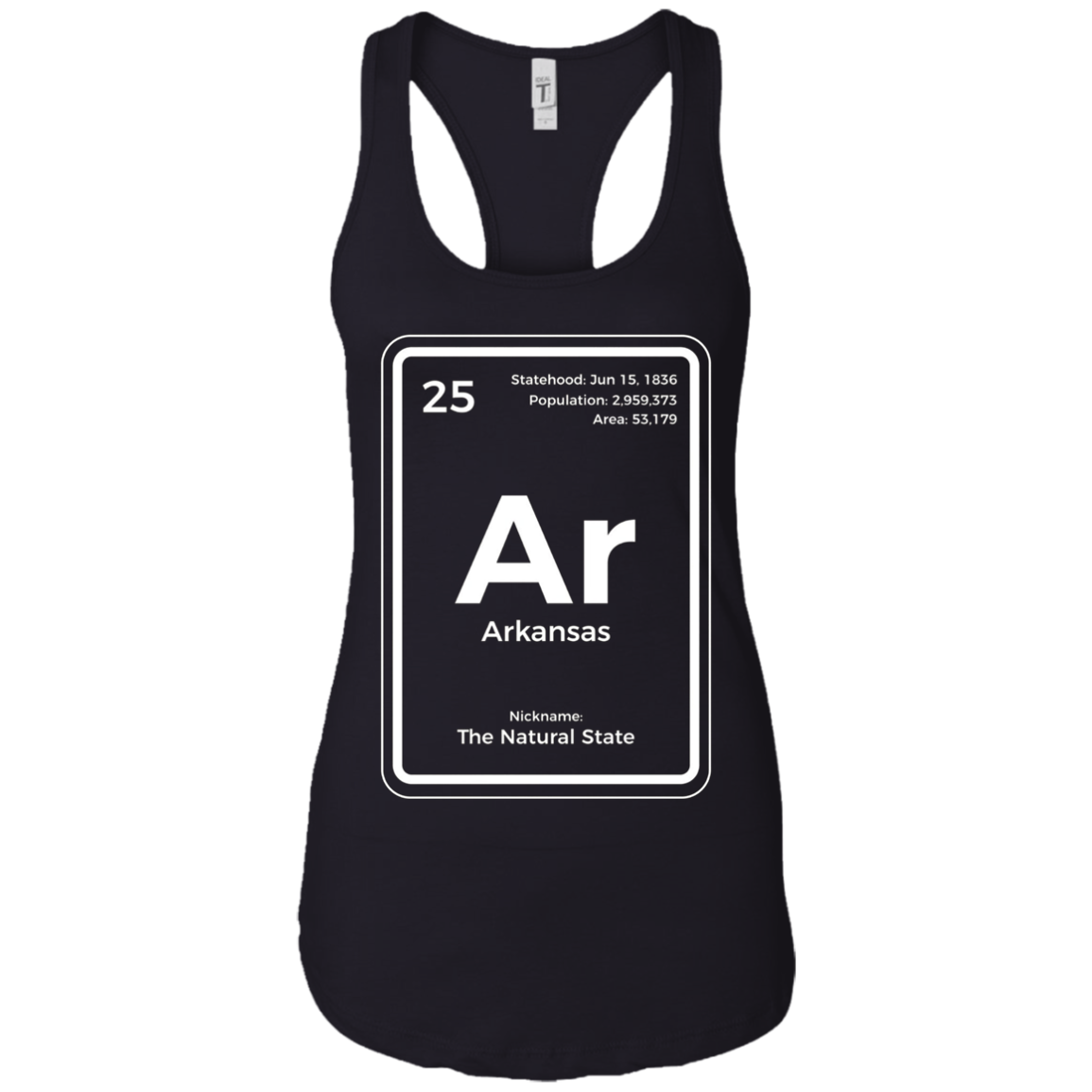 Arkansas T Shirt Periodic Table The Natural State