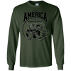 Image of America Runs On Diesel Gear Monster SUV Truck Black T-Shirt