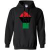 Image of Afro-American Fist salute Shirt African Heritage Symbol Tee