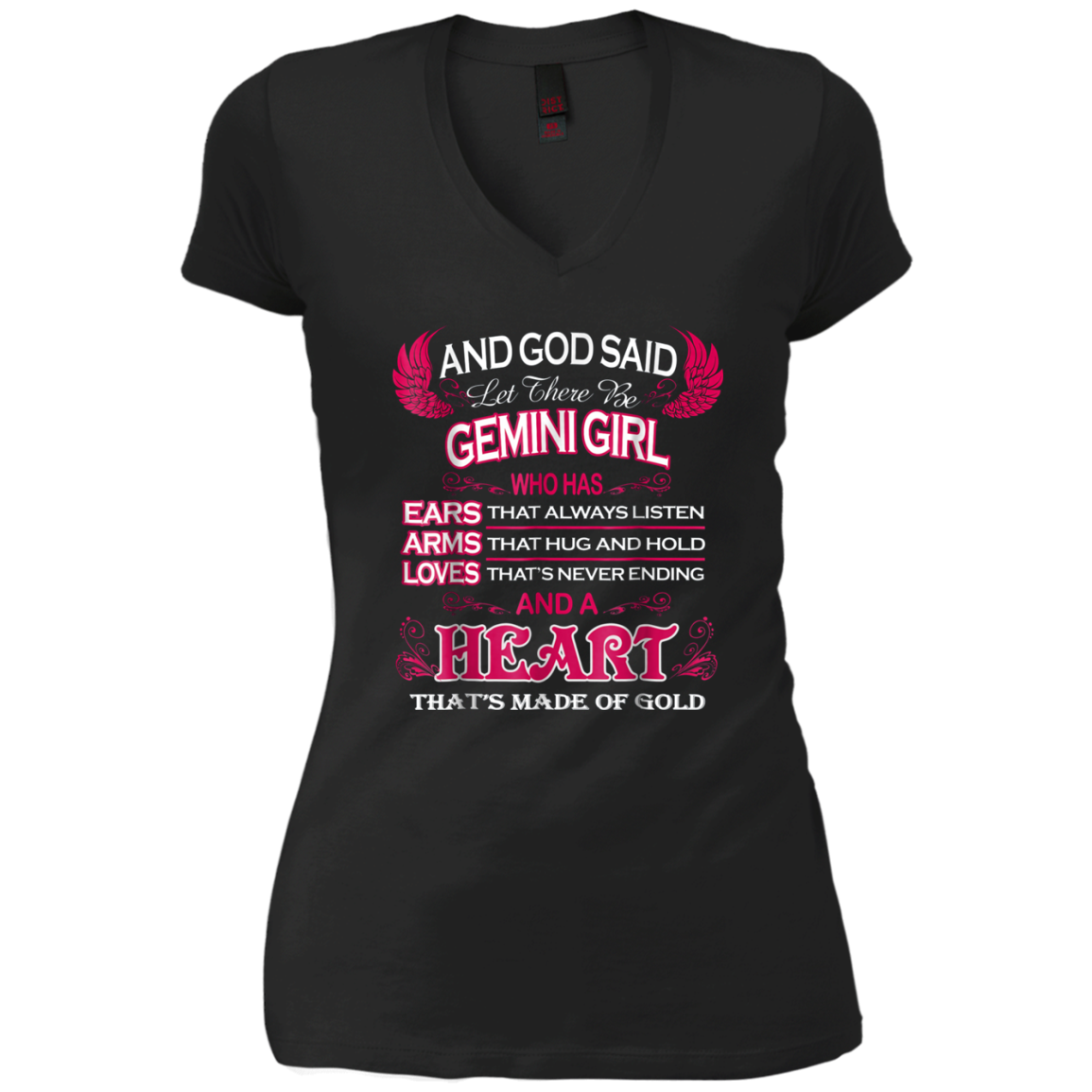 And God Said Let There Be Gemini Girl T-shirt