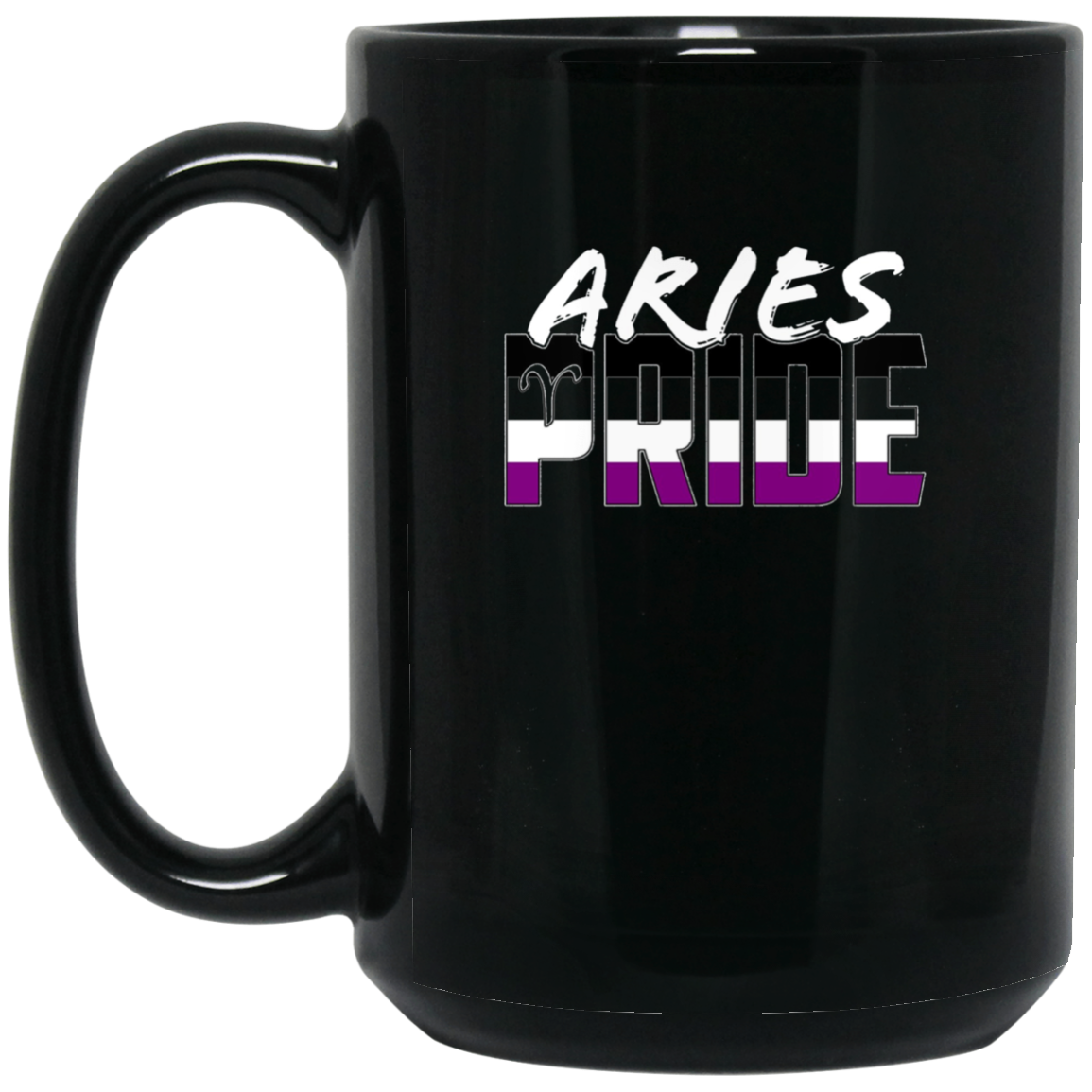 Aries Asexual Pride Flag Zodiac Sign Long Sleeve T-Shirt