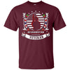 Image of Afghanistan Military Combat Veteran T-Shirt [Back-Wreathe]