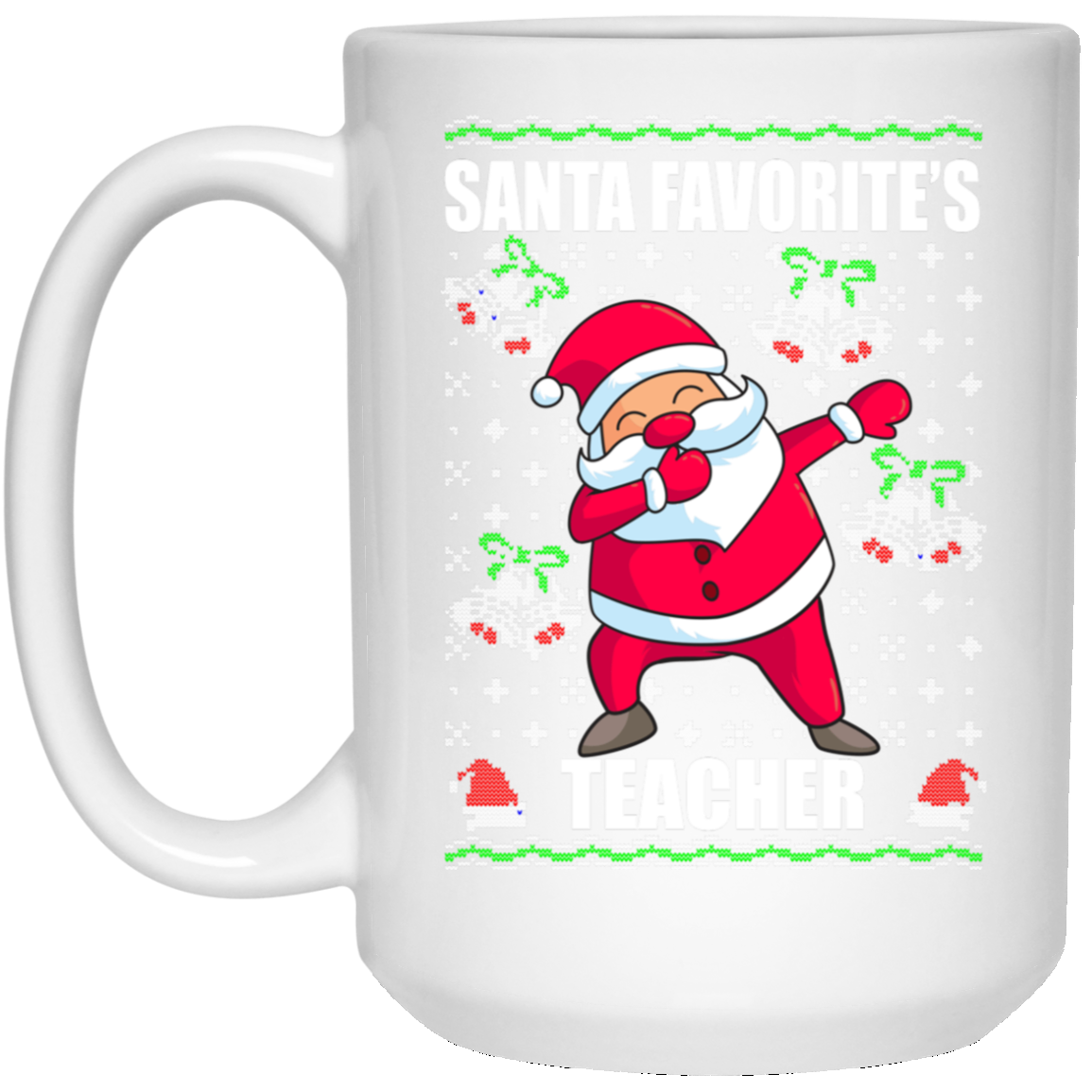 Santa's Favorite Teacher Shirt Funny Xmas Gift For Teacher