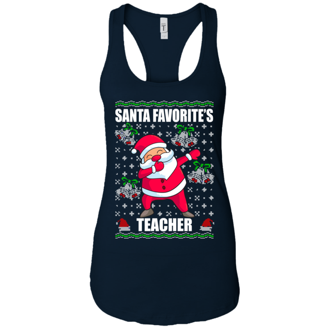 Santa's Favorite Teacher Shirt Funny Xmas Gift For Teacher