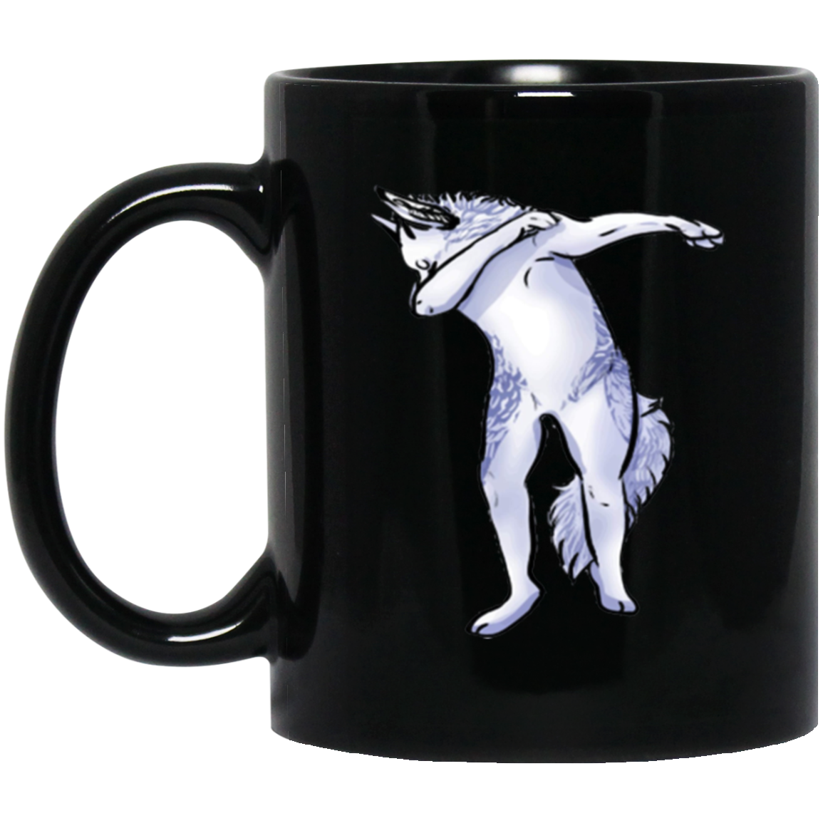 Wolf Cute Dabbing T-Shirt Funny Dab Dance Gift Shirt